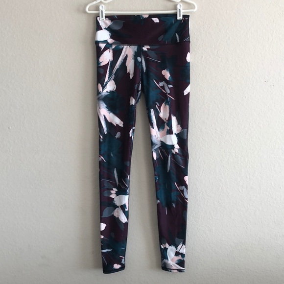 Fabletics Pants - Fabletics Floral Abstract Print Yoga Pants